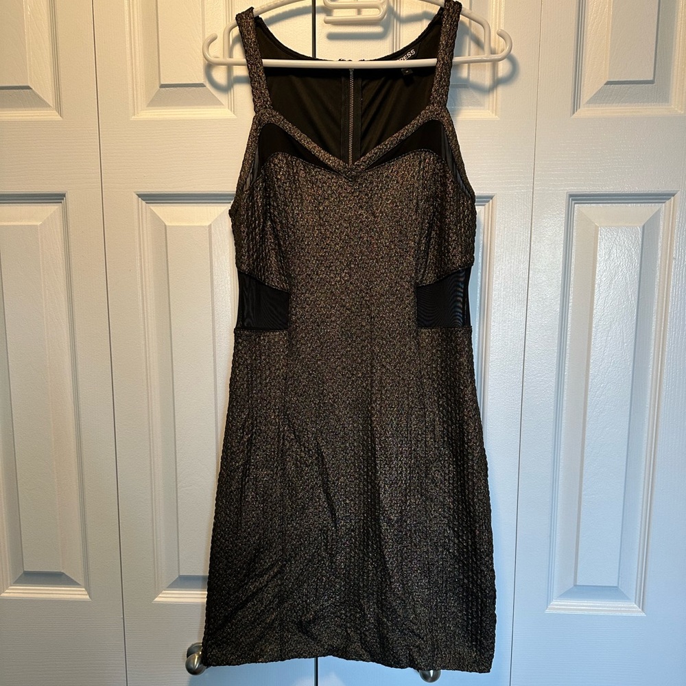 Metallic Bodycon Dress